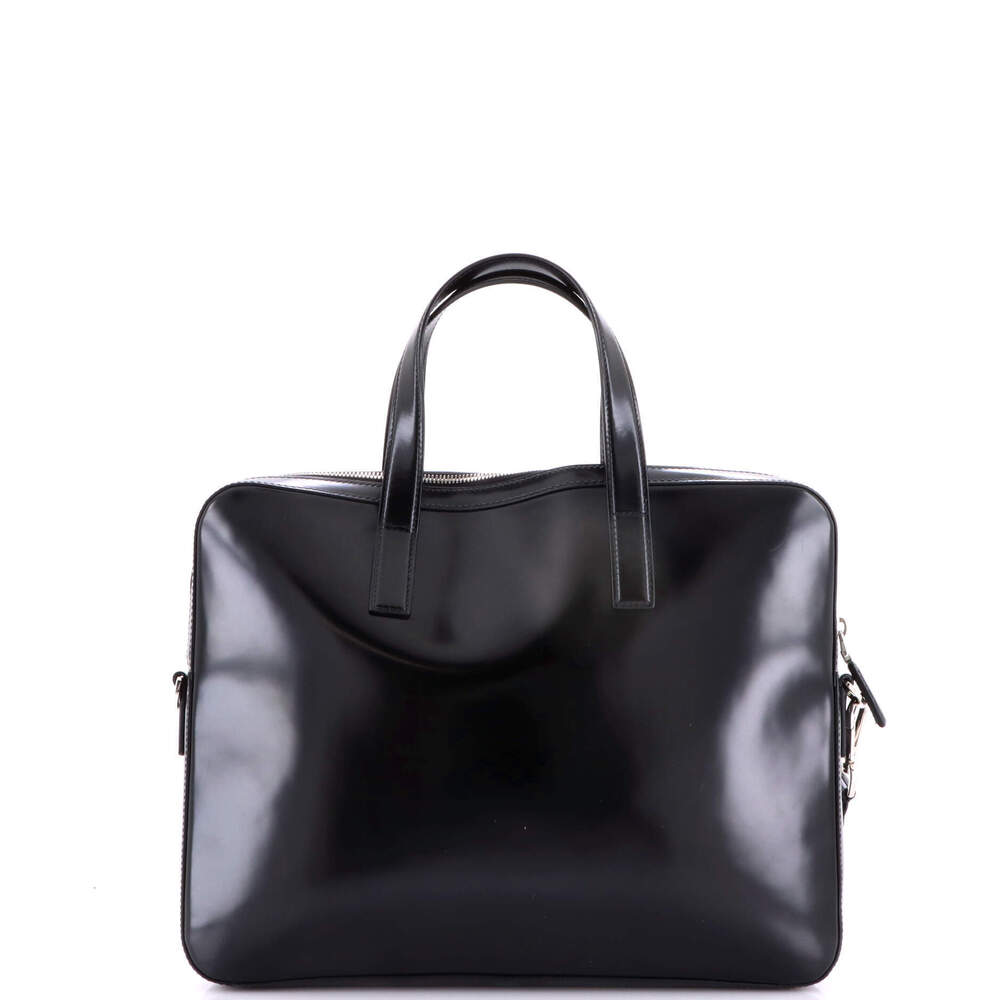 Prada Medium Convertible Zip Around Briefcase Brushed Leather - Picture 3 of 7